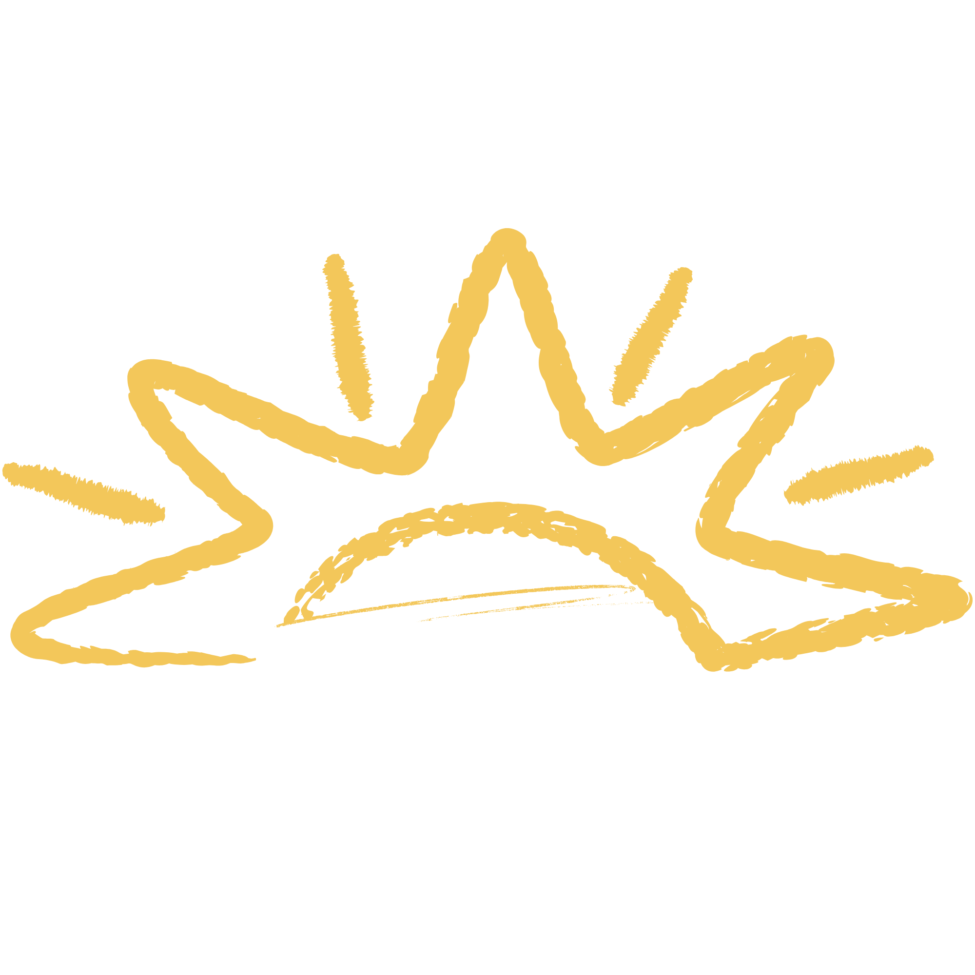Home hand drawn sun