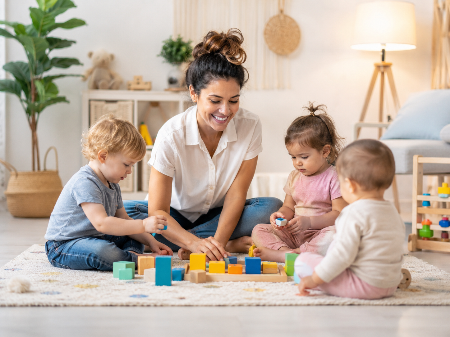 24-hour childcare in a warm home-based environment