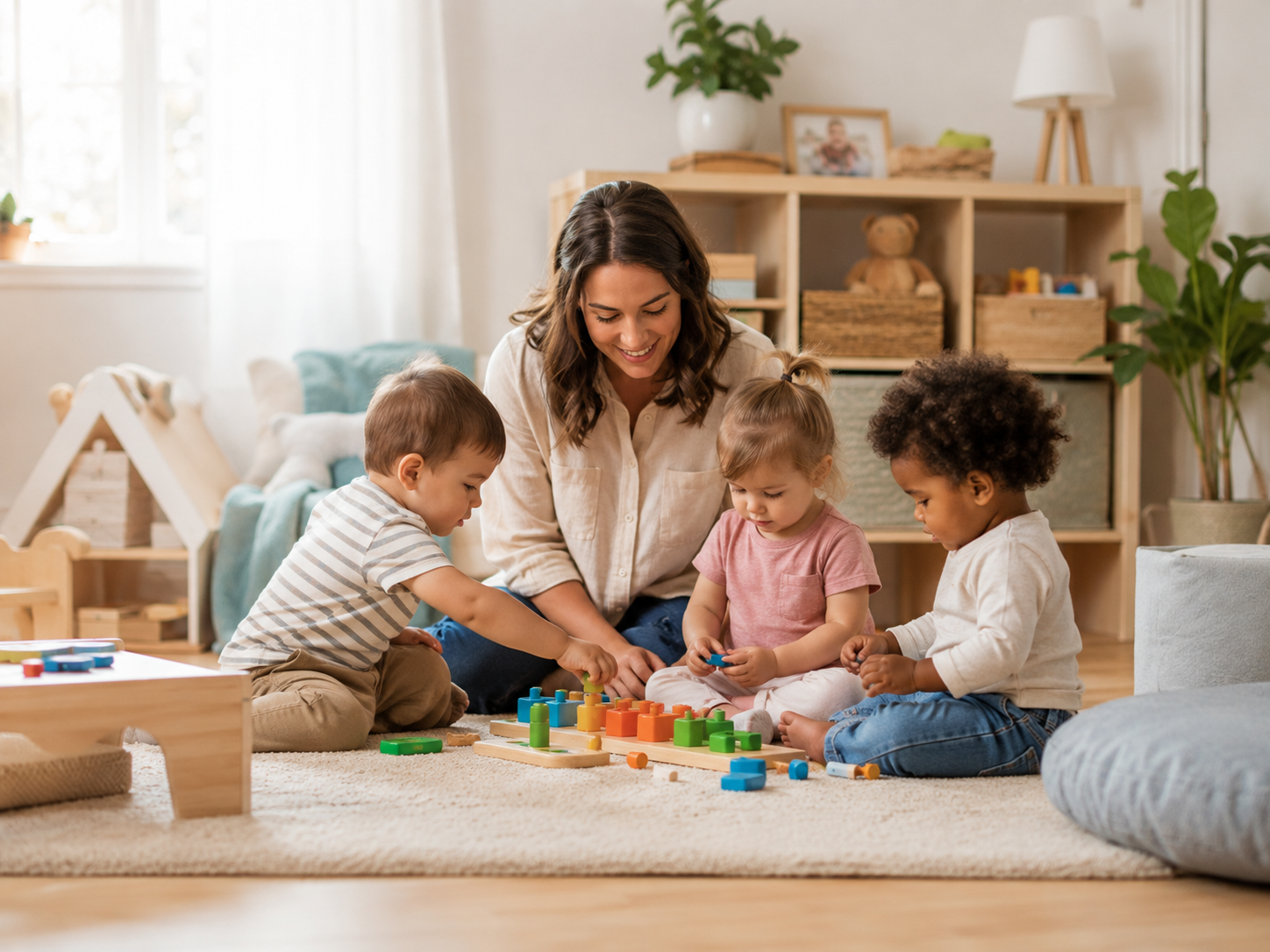 24-hour childcare in a warm home-based environment
