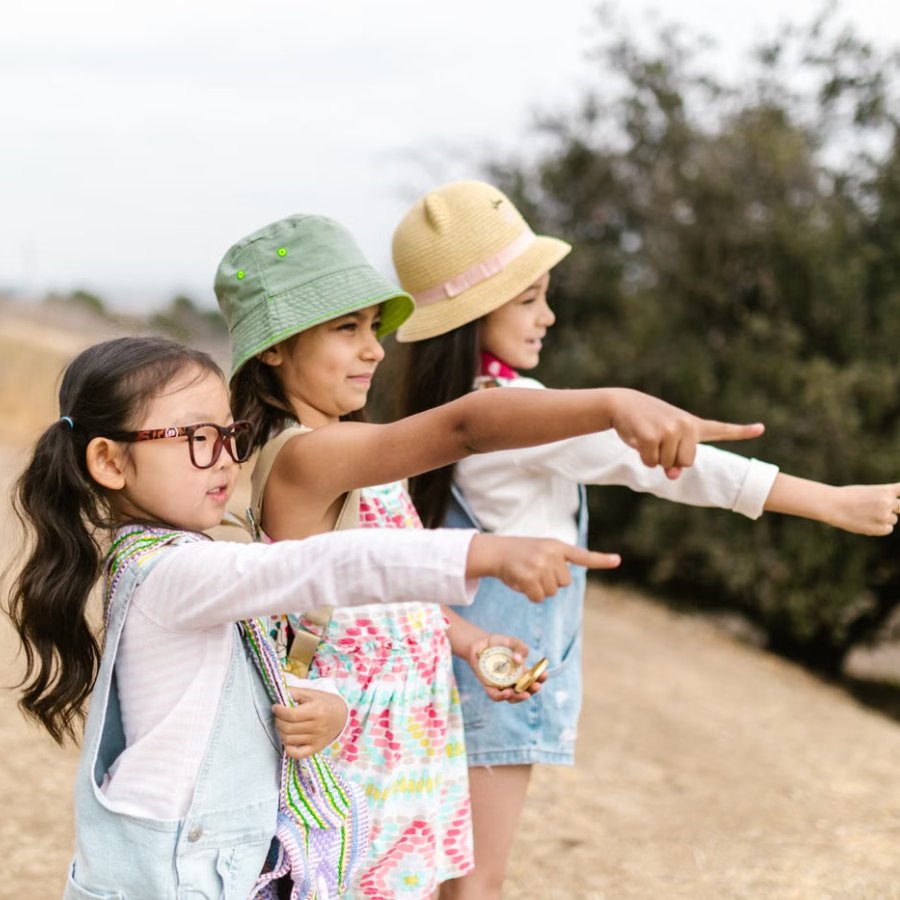 Kids walking together on an after-school field trip